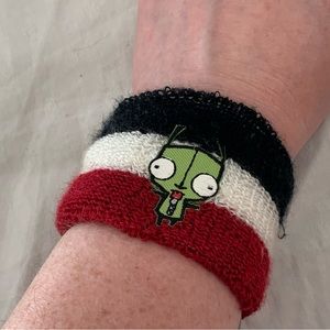 Vintage Invader Zim GIR Wristband